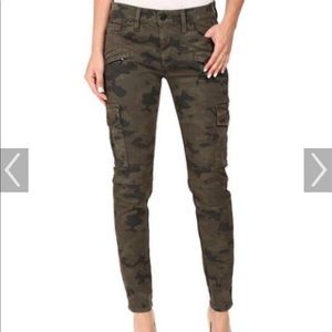 Hudson Colby ankle Moto skinny camo